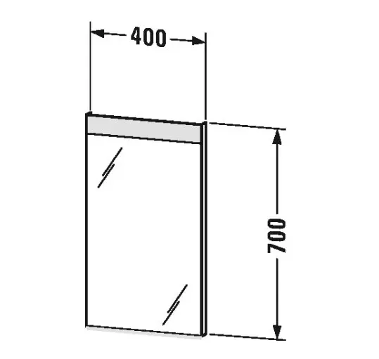 Duravit - Mirrors - Tükör - LM7834000000000 – 2. kép