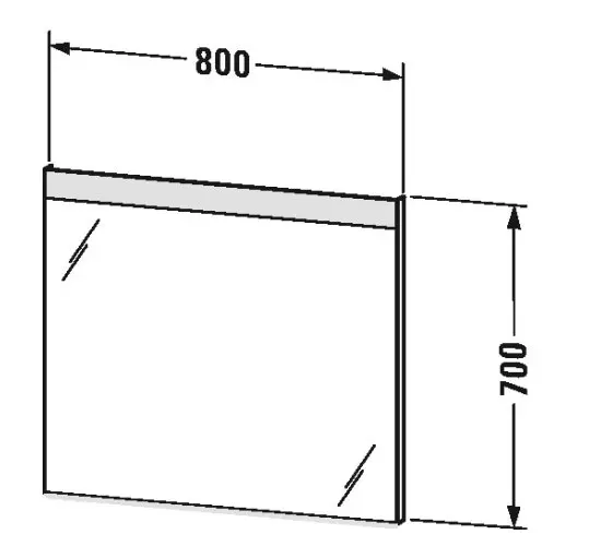 Duravit - Mirrors - Tükör - LM7836000000000 – 2. kép