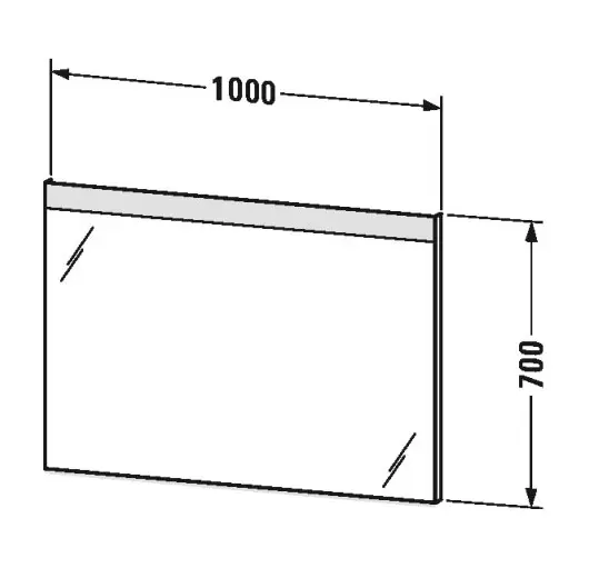 Duravit - Mirrors - Tükör - LM7837000000000 – 2. kép