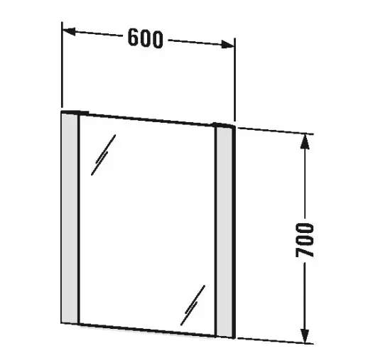Duravit - Mirrors - Tükör - LM7865000000000 – 2. kép