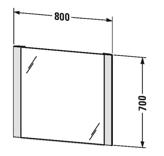 Duravit - Mirrors - Tükör - LM7866000000000 – 2. kép