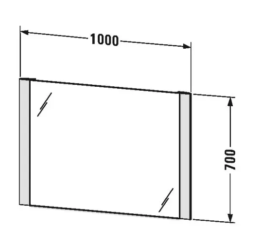 Duravit - Mirrors - Tükör - LM7867000000000 – 2. kép