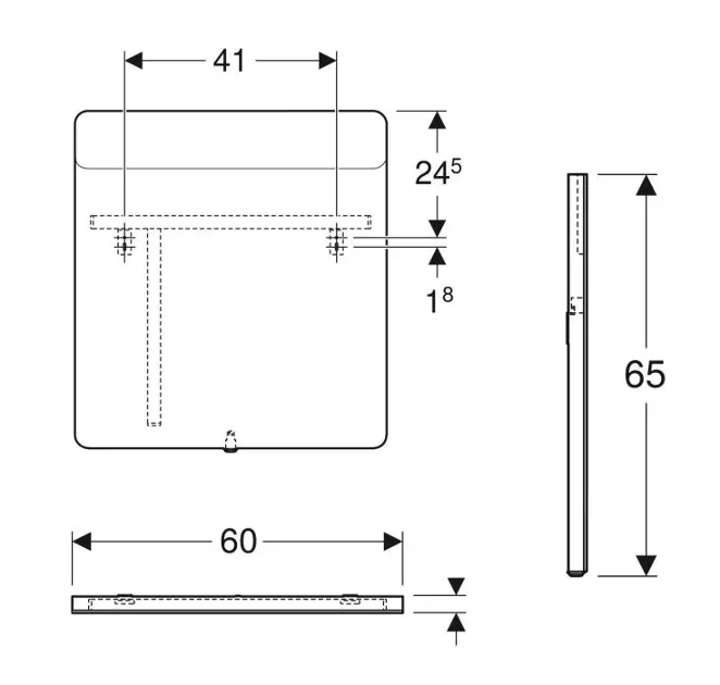 Geberit - Option - Tükör - 819260000 – 2. kép