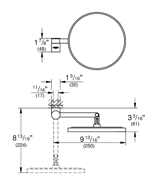 Grohe - Selection - Tükör - 41077EN0 – 2. kép