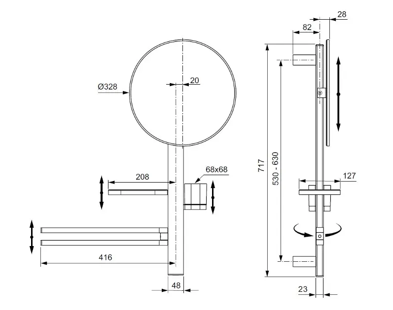 Ideal Standard - ALU+ - Tükör - BD588SI – 2. kép