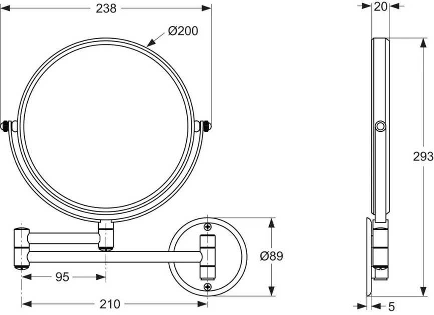 Ideal Standard - IOM - Tükör - A9111AA – 2. kép