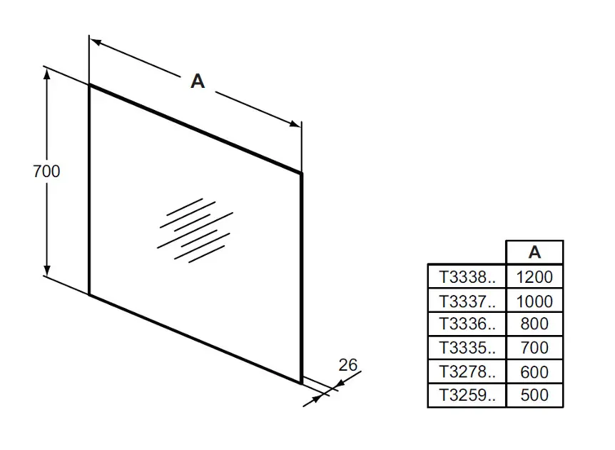 Ideal Standard - Mirror&Light - Tükör - T3336BH – 2. kép