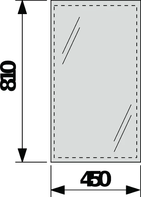 Jika - Clear - Tükör - H4557011731441 – 2. kép