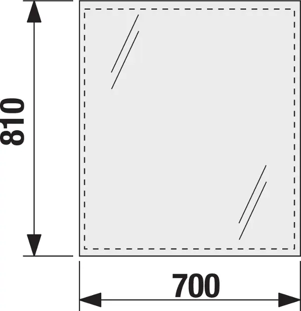 Jika - Clear - Tükör - H4557311731441 – 2. kép