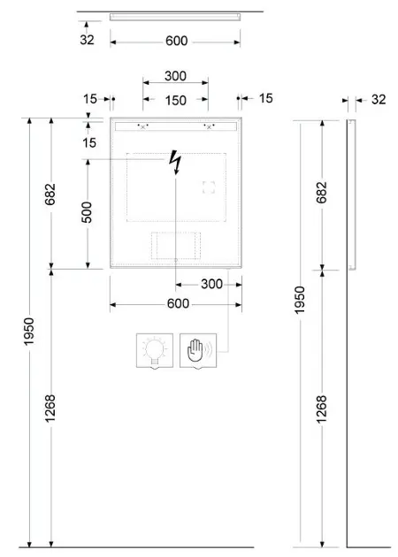 Kludi - Luma - Tükör - 17SP0500 – 2. kép