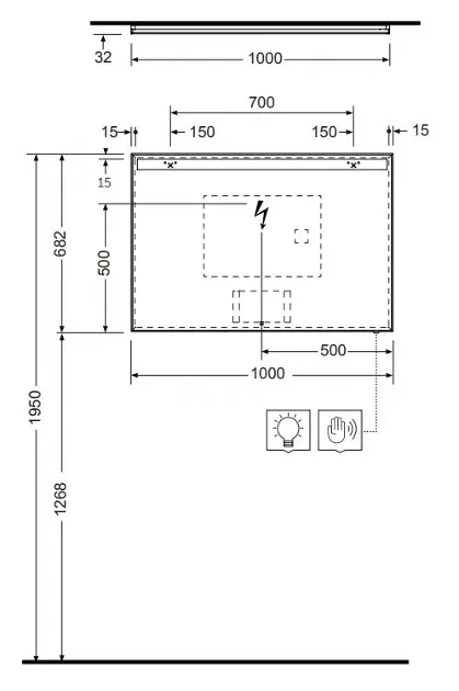 Kludi - Luma - Tükör - 17SP0700 – 2. kép