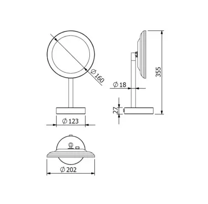 Kludi - Vela R - Tükör - 5899505F – 2. kép