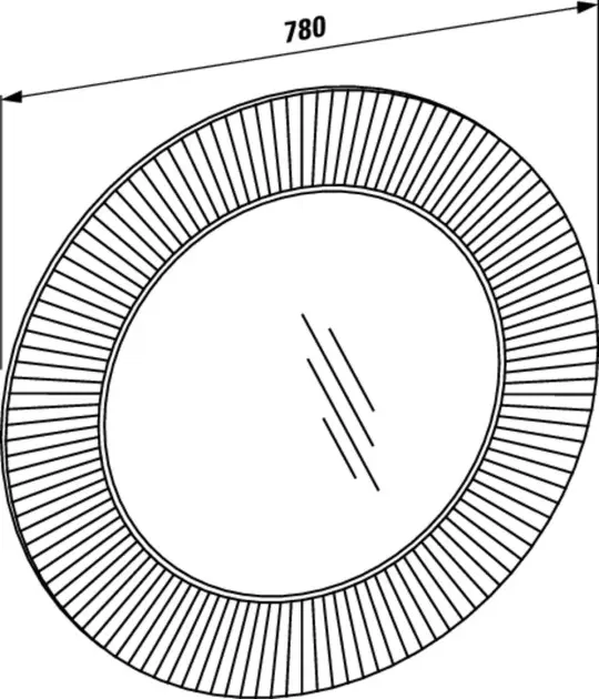 Laufen - Kartell - Tükör - H3863310860001 – 2. kép