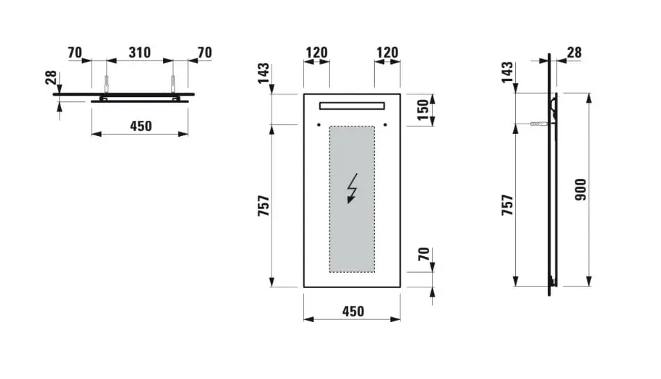 Laufen - Lani - Tükör - H4038501121441 – 2. kép