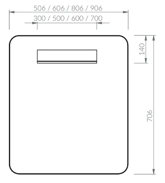 Ravak - Strip - Tükör - X000001572 – 2. kép
