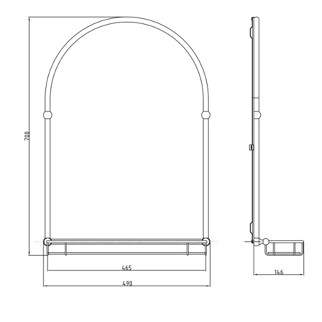 Sapho - Mirrors - Tükör - HZ206 – 2. kép