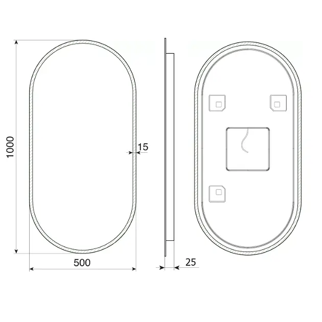 Sapho - Mirrors - Tükör - MX250 – 2. kép