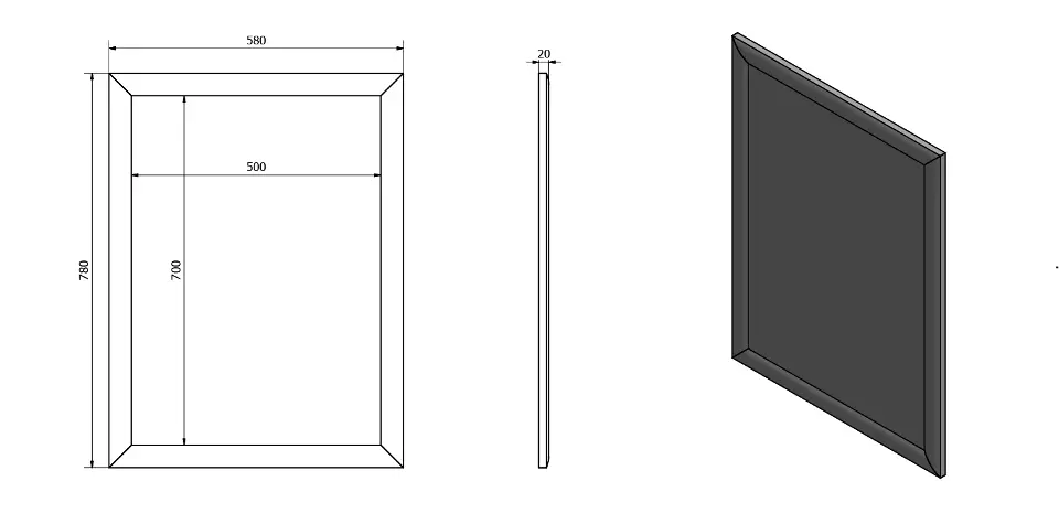 Sapho - Mirrors - Tükör - NL395 – 2. kép