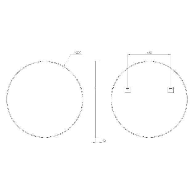 Sapho - Notion - Tükör - NT800G – 2. kép