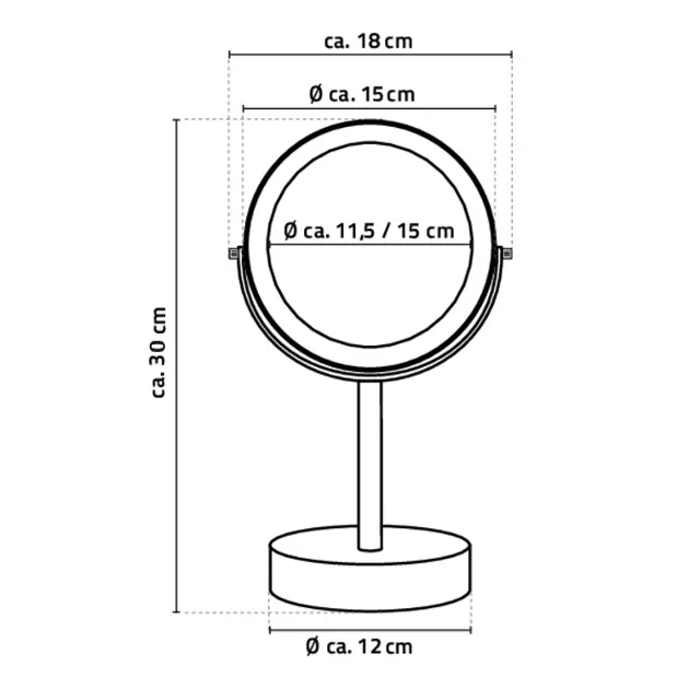 Sapho - Ridder Mirrors - Tükör - 03111000 – 2. kép