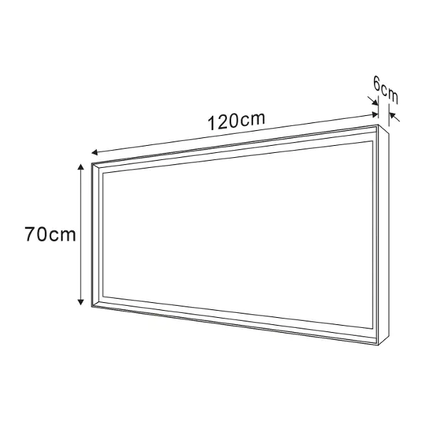Sapho - Sort LED - Tükör - ST120 – 2. kép