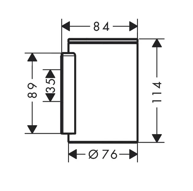 Axor - Universal Circular - Fogkefetartó - 42804000 – 2. kép