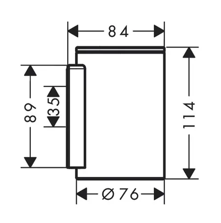 Axor - Universal Circular - Fogkefetartó - 42804990 – 2. kép