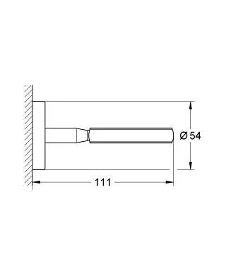 Grohe - BauCosmopolitan - Fogkefetartó - 40585001 – 2. kép