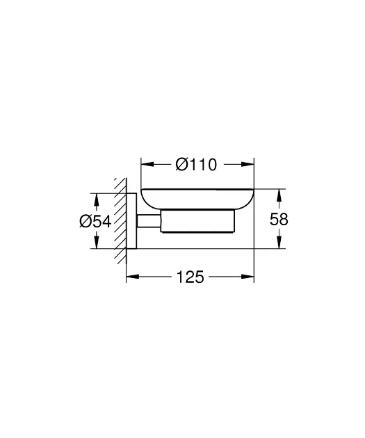 Grohe - Essentials - Fogkefetartó - 40369DC1 – 3. kép