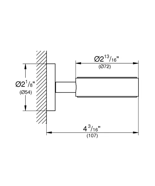 Grohe - Essentials - Fogkefetartó - 40369DL1 – 2. kép