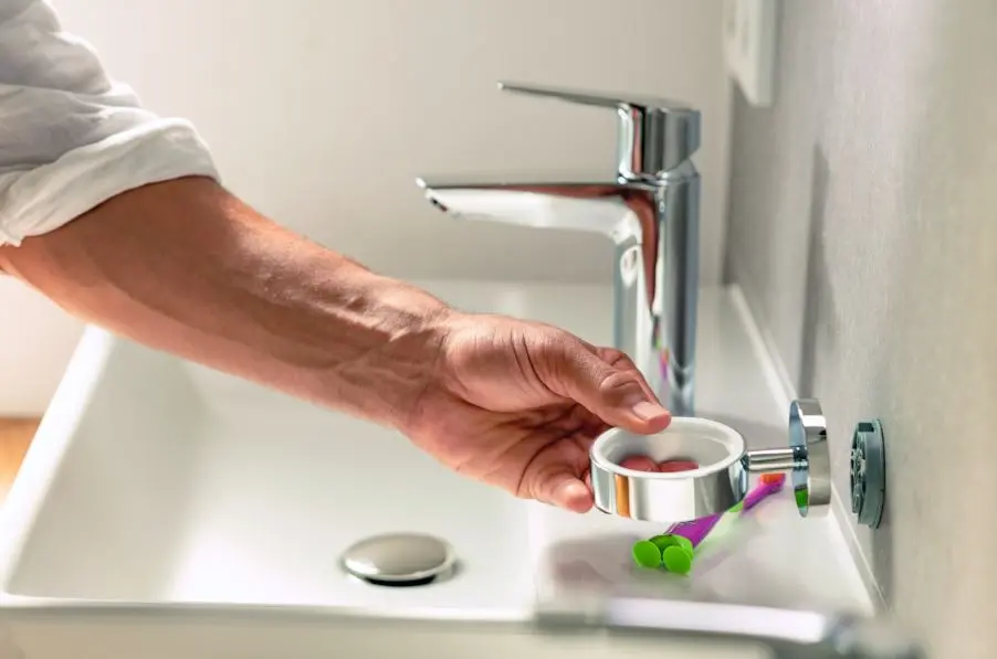 Grohe - QuickFix Start Cube - Fogkefetartó - 41097DC0 – 6. kép