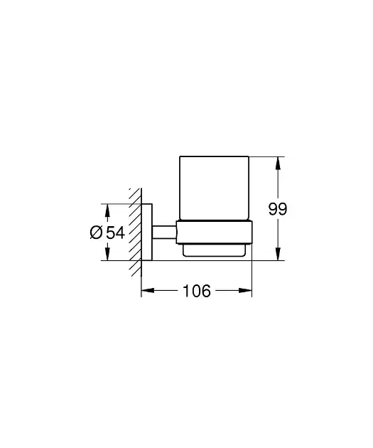 Grohe - QuickFix Start - Fogkefetartó - 41194000 – 2. kép