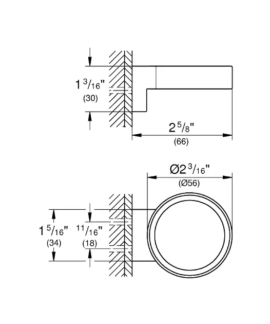 Grohe - Selection - Fogkefetartó - 41027BE0 – 2. kép