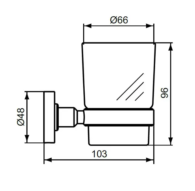 Ideal Standard - IOM - Fogkefetartó - A7928XG – 2. kép