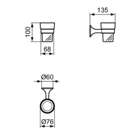Ideal Standard - La Dolce Vita - Fogkefetartó - T5506AA – 2. kép