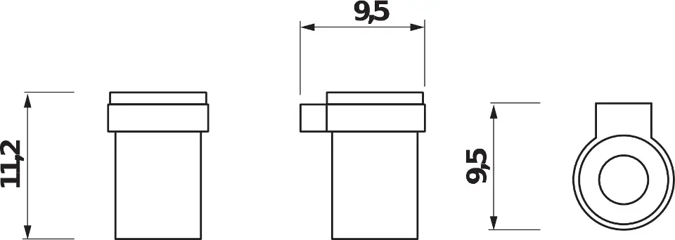 Jika - Pure - Fogkefetartó - H3823B10040001 – 2. kép
