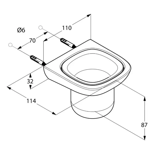 Kludi - Amba - Fogkefetartó - 5397505 – 2. kép