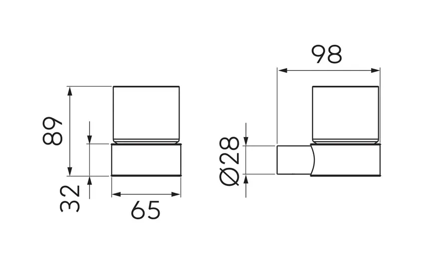 Novaservis - Ferro Nostris - Fogkefetartó - ANS03BL – 2. kép