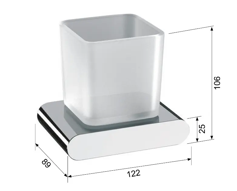 Sapho - Flori - Fogkefetartó - RF004/15 – 2. kép