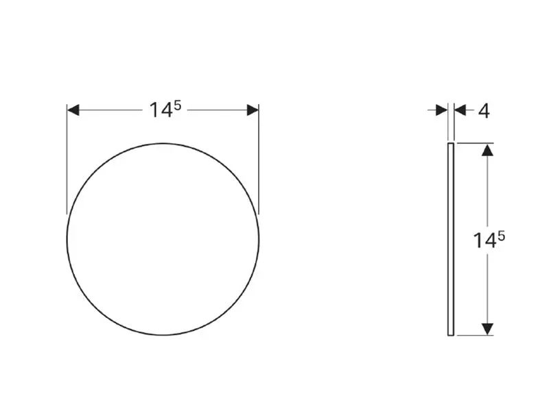 Geberit - Equipment and accessories - Fürdőszobai egyéb kiegészítő - 510100000 – 2. kép