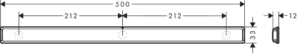 Hansgrohe - WallStoris - Fürdőszobai egyéb kiegészítő - 27902700 – 2. kép
