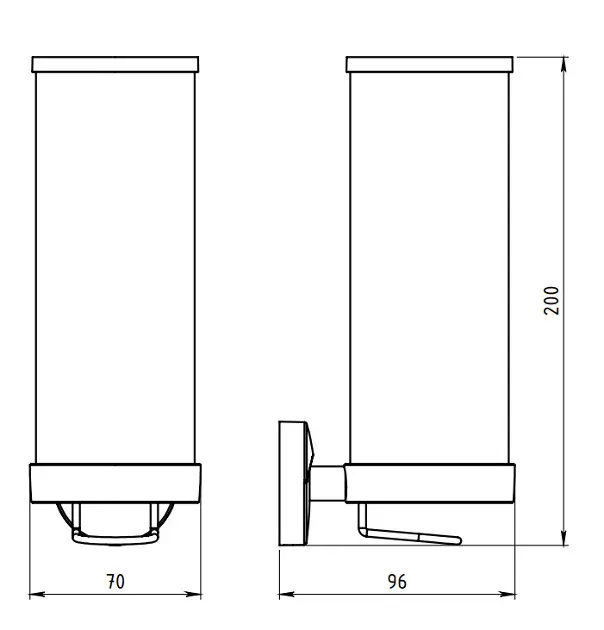Novaservis - Metalia 11 - Fürdőszobai egyéb kiegészítő - 0172,0 – 2. kép