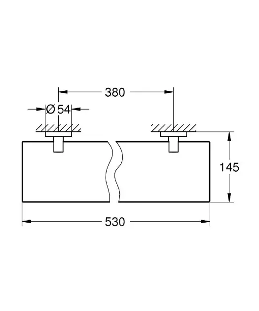 Grohe - Essentials - Fürdőszobapolc - 40799001 – 2. kép