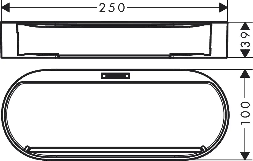 Hansgrohe - WallStoris - Fürdőszobapolc - 27913670 – 2. kép