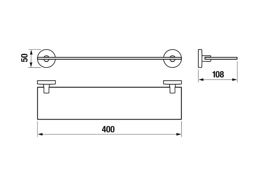 Jika - Mio Style - Fürdőszobapolc - H3852F10040001 – 2. kép