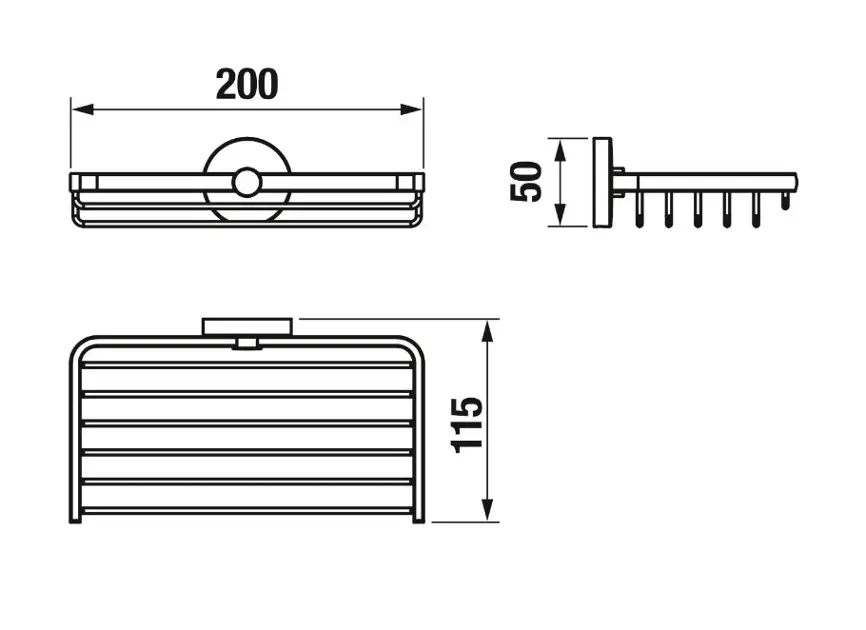 Jika - Mio Style - Fürdőszobapolc - H3852F37161001 – 2. kép