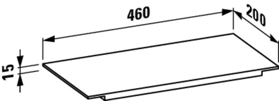 Laufen - Kartell - Fürdőszobapolc - H3853310840001 – 2. kép