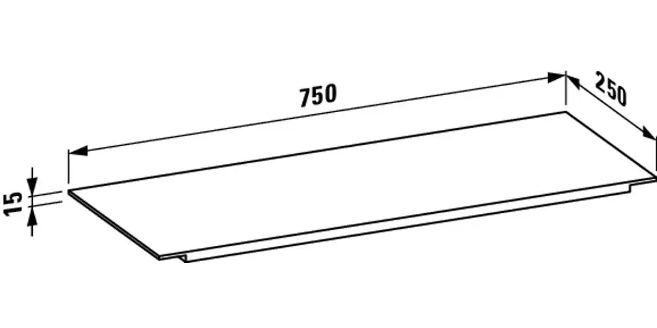Laufen - Kartell - Fürdőszobapolc - H3853320850001 – 2. kép