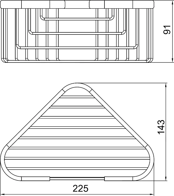 Novaservis - Wireware - Fürdőszobapolc - 6064,0 – 2. kép