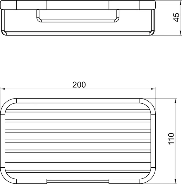 Novaservis - Wireware - Fürdőszobapolc - 6067,0 – 2. kép